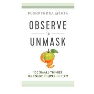 “Observe to Unmask” Book